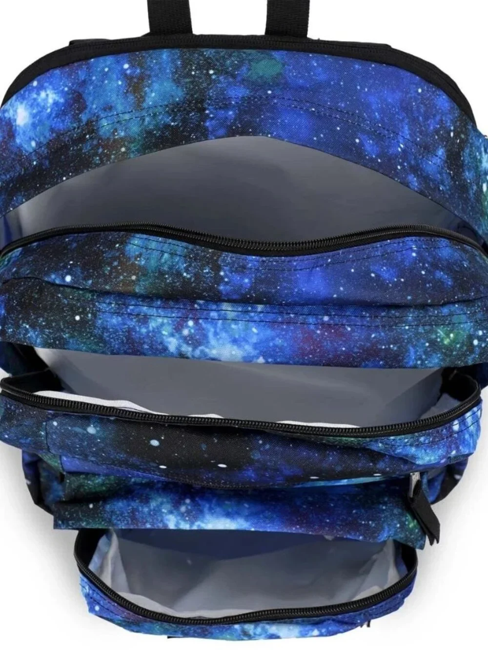 JanSport Big Student Backpack Cyberspace Galaxy Laptop Bookbag XL New